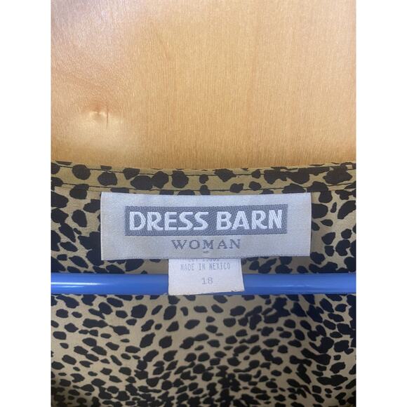 Dress Barn Women’s Long Animal Print/Floral Multicolor Dress Sleeveless Size 18 - Picture 4 of 4